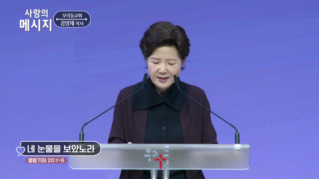 네 눈물을 보았노라